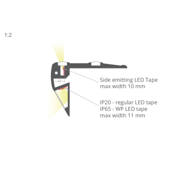 LED-Alu Profil STEPUS